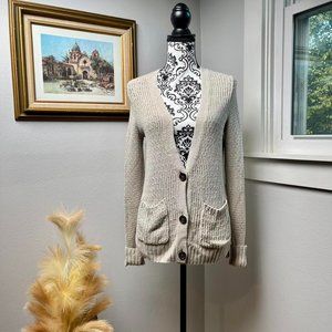 Hollister Cream Knit Cardigan- Giving Taylor Swift Cardigan Vibes.